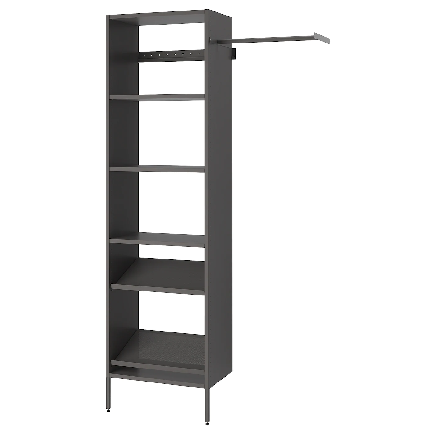 IKEA AURDAL Wardrobe Combination Dark Gray 4760x15 3/4x87 "