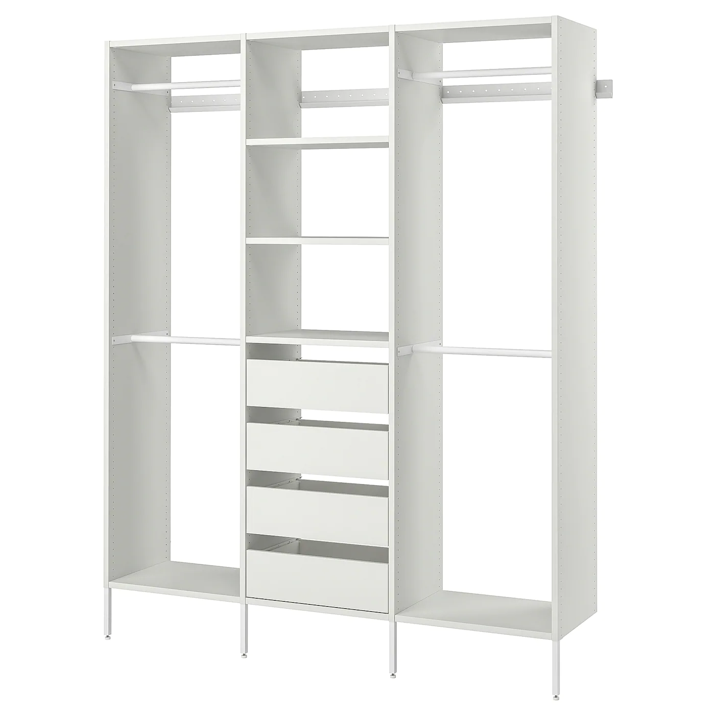 IKEA AURDAL Wardrobe Combination White 74 3/4x15 3/4x87 "