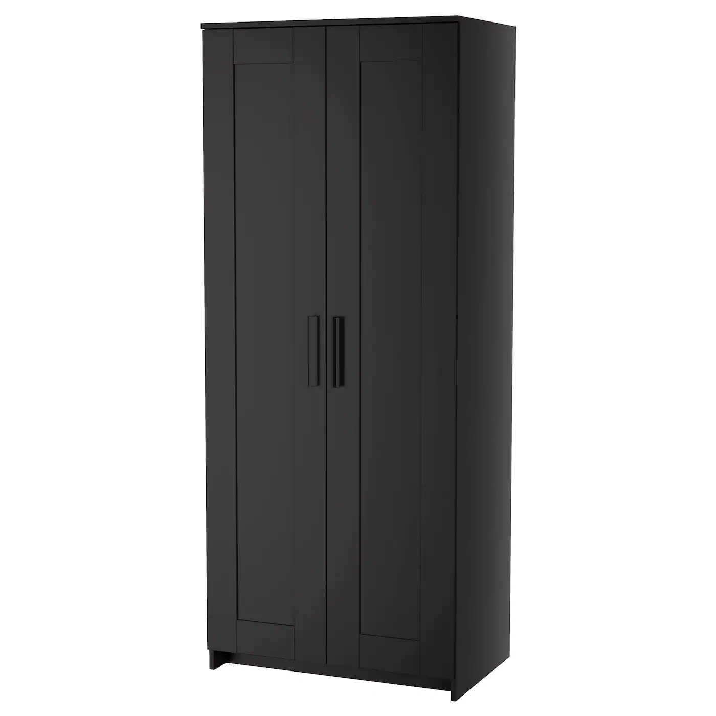 IKEA BRIMNES Wardrobe With 2 Doors Black 30 3/4x74 3/4 "