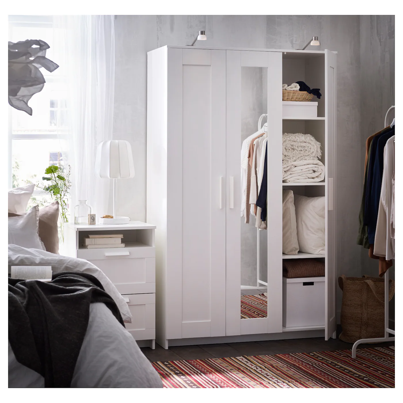 Ikea Armoi outlet store -Ikea Armoi outlet store brimnes wardrobe with 3 doors white 0501302 ph136365 s5
