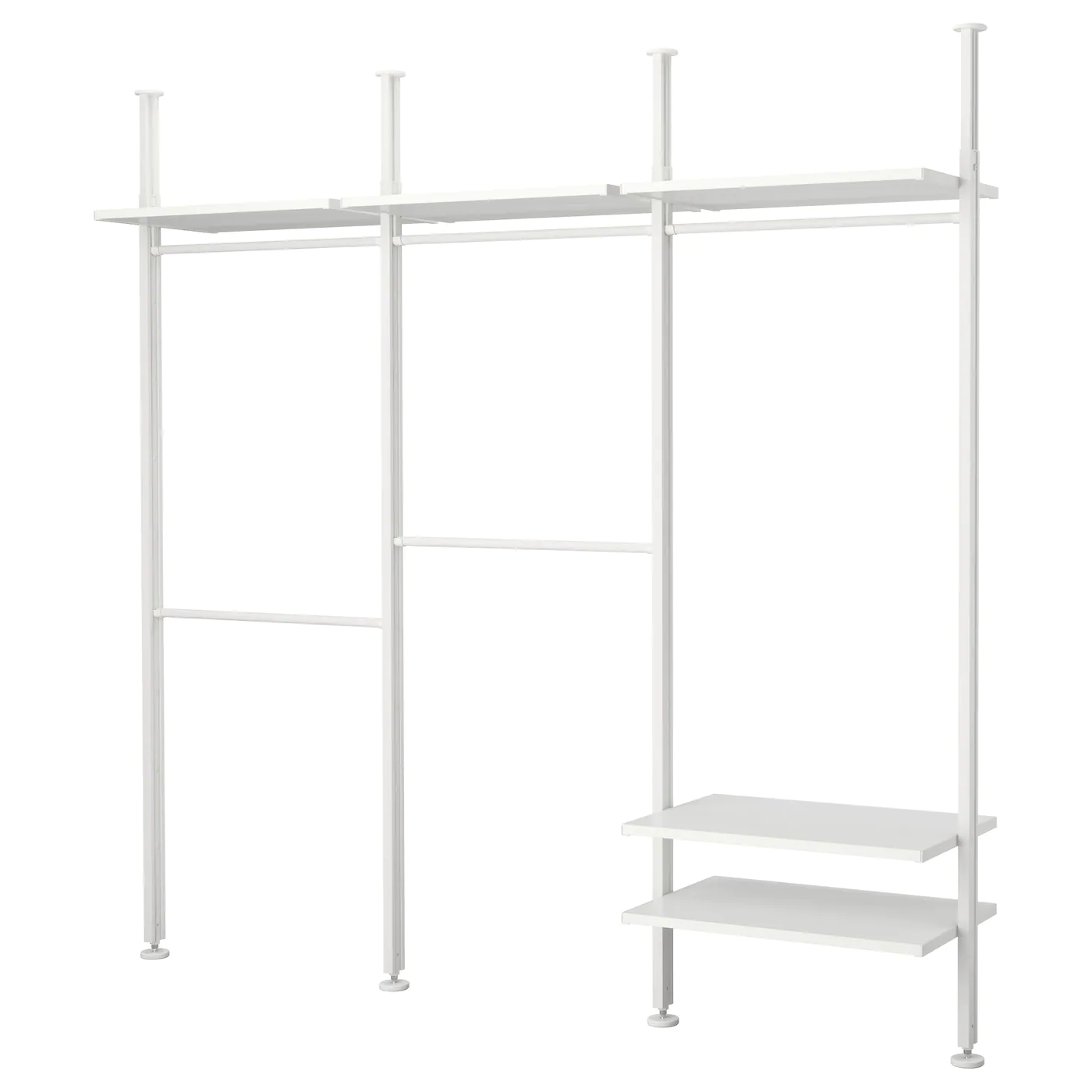 IKEA ELVARLI Wardrobe Combination White 101 5/8x20x87 1/4137 3/4 "