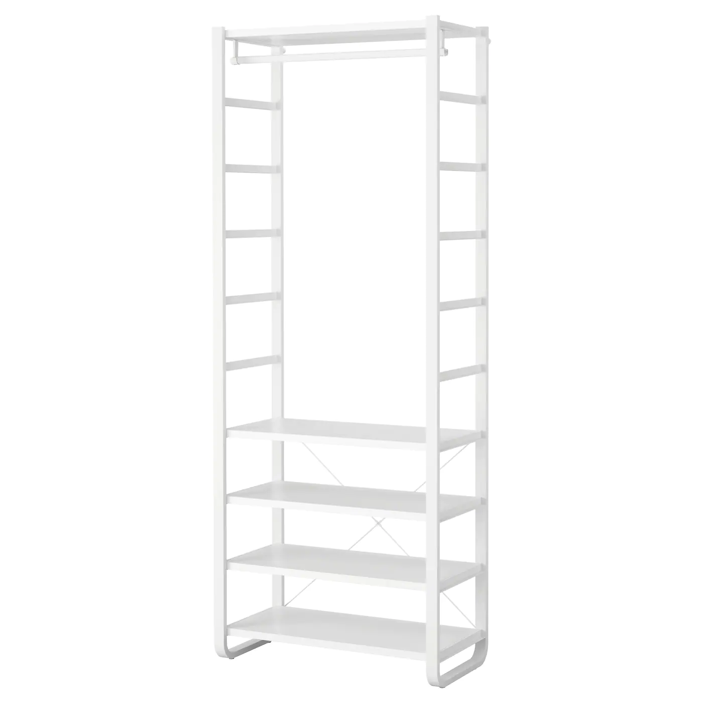 IKEA ELVARLI Wardrobe Combination White 33 1/4x15 3/4x85 " -Ikea Armoi outlet store elvarli wardrobe combination white 0440402 pe592444 s5