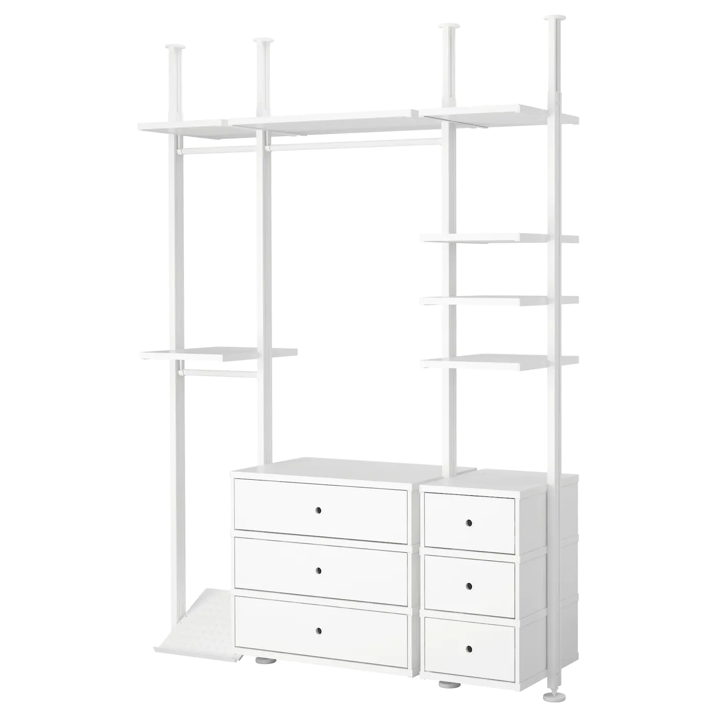IKEA ELVARLI Wardrobe Combination White 70 1/4x20x87 1/4137 3/4 " -Ikea Armoi outlet store elvarli wardrobe combination white 0440418 pe592459 s5