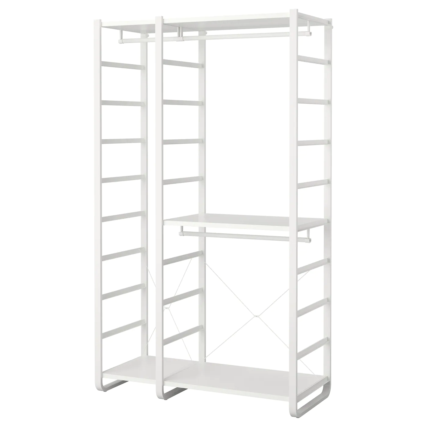 IKEA ELVARLI Wardrobe Combination White 49 1/8x21 5/8x85 " -Ikea Armoi outlet store elvarli wardrobe combination white 0440443 pe592482 s5