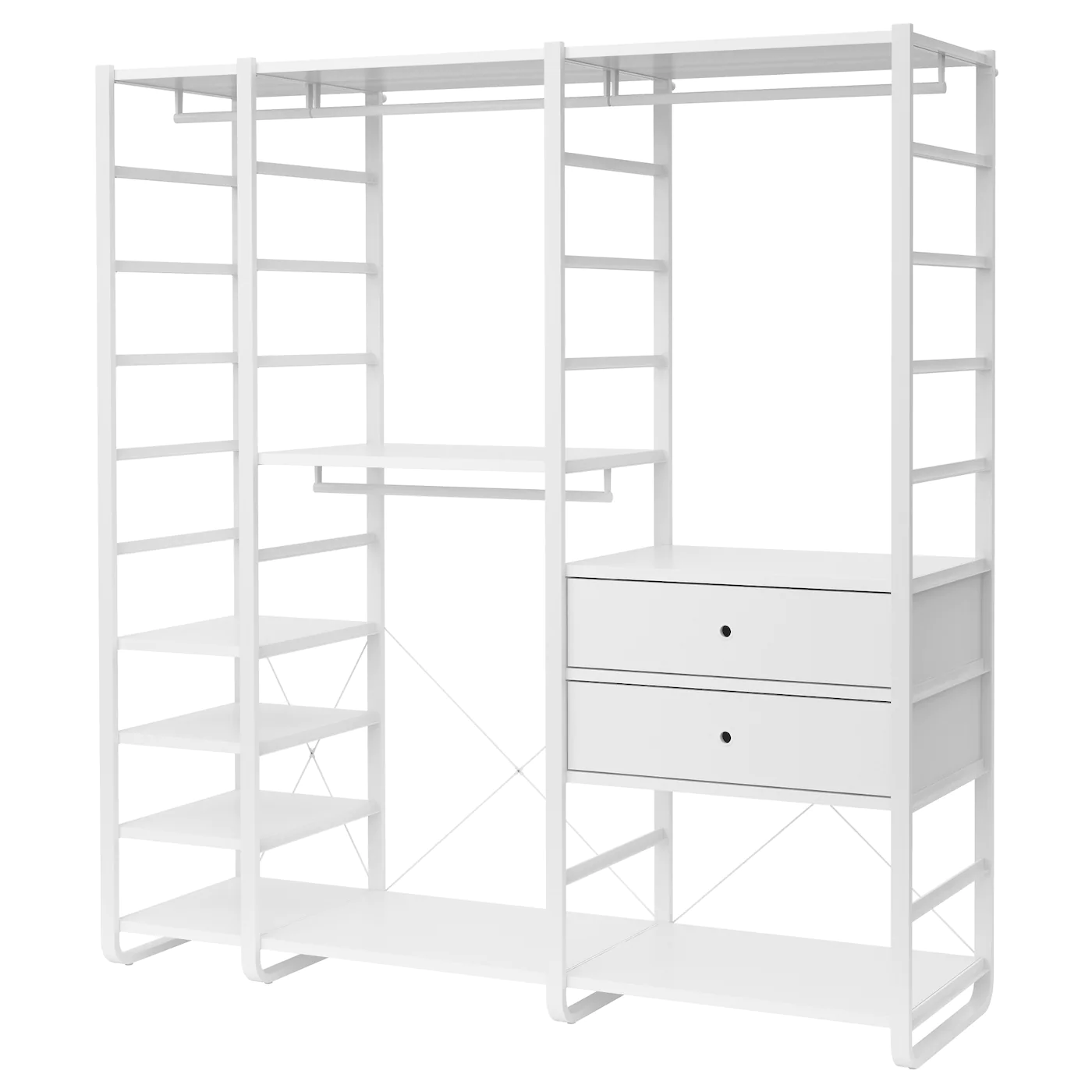 IKEA ELVARLI Wardrobe Combination White 80 3/4x21 3/4x85 "