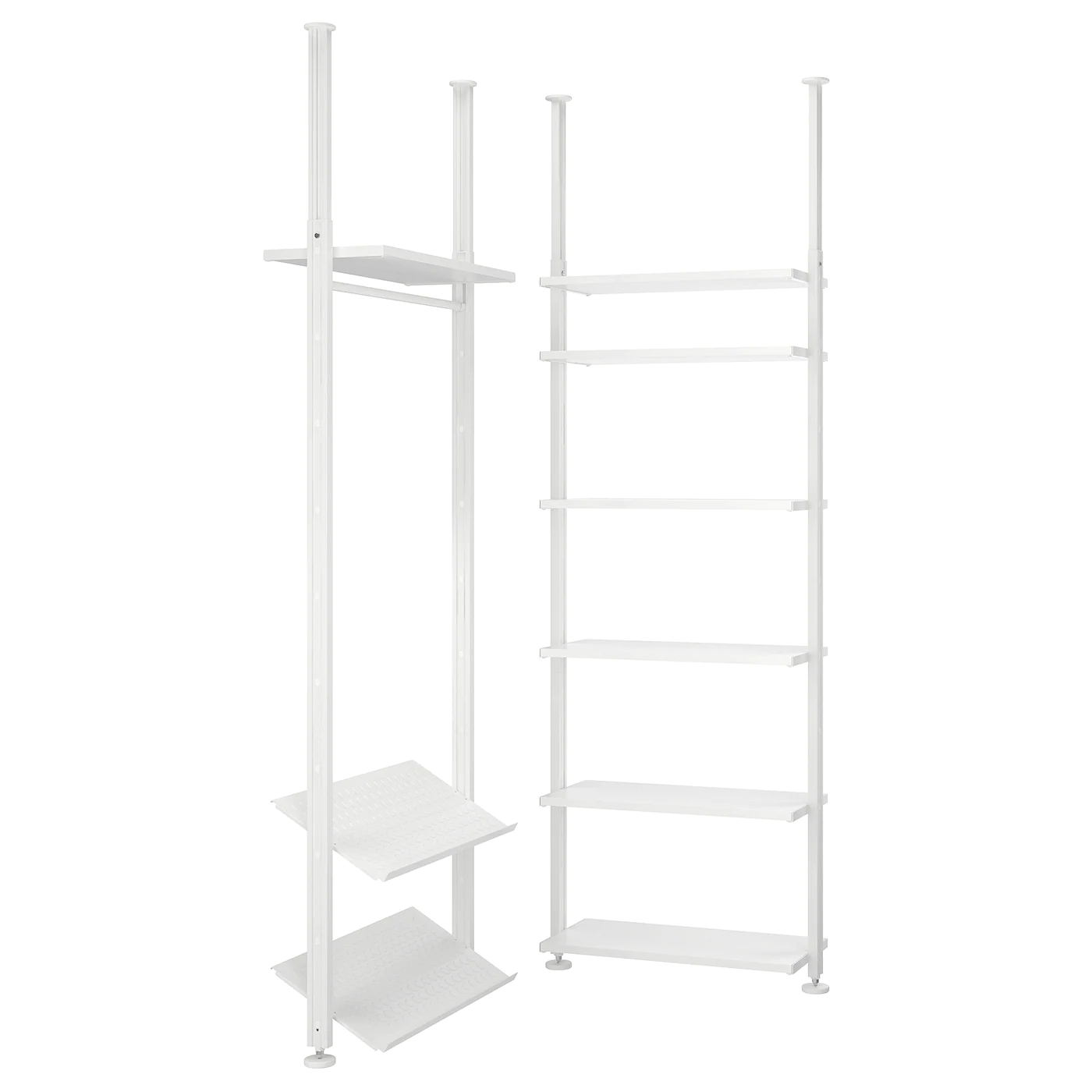 IKEA ELVARLI Wardrobe Combination White 36 1/8/36 1/8x87 1/4137 3/4 "