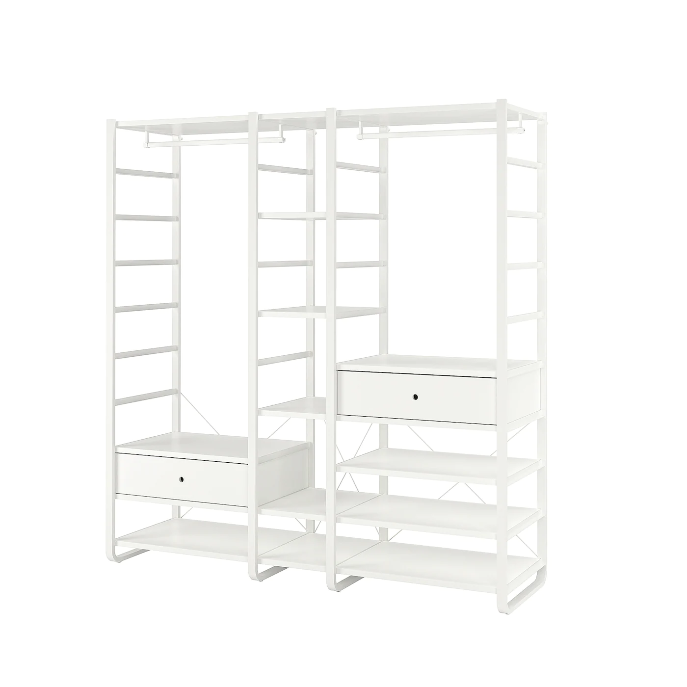 IKEA ELVARLI Wardrobe Combination White 80 3/4x21 5/8x85 "