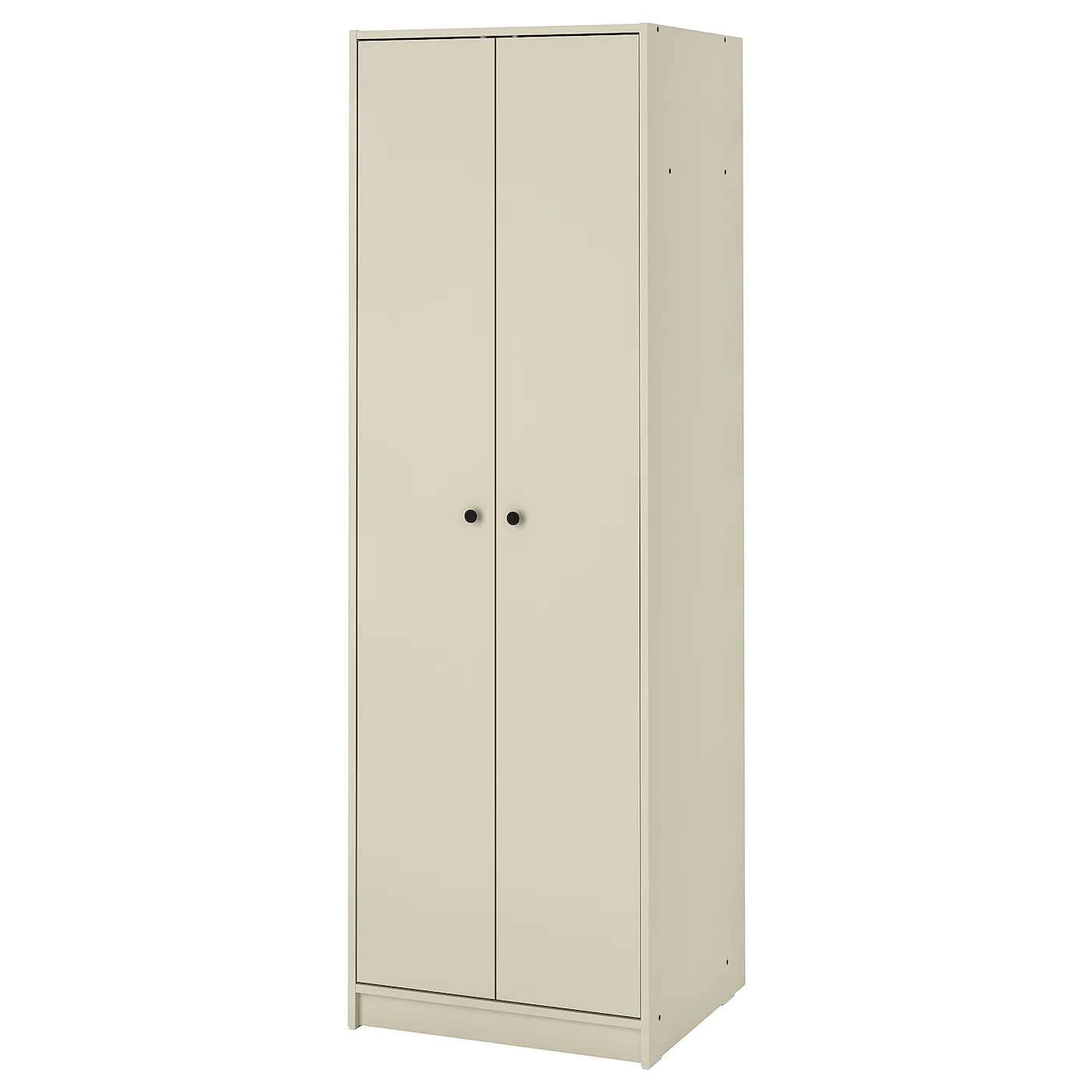 IKEA GURSKEN Wardrobe With 2 Doors Light Beige 23 3/8x21 5/8x73 1/8 "