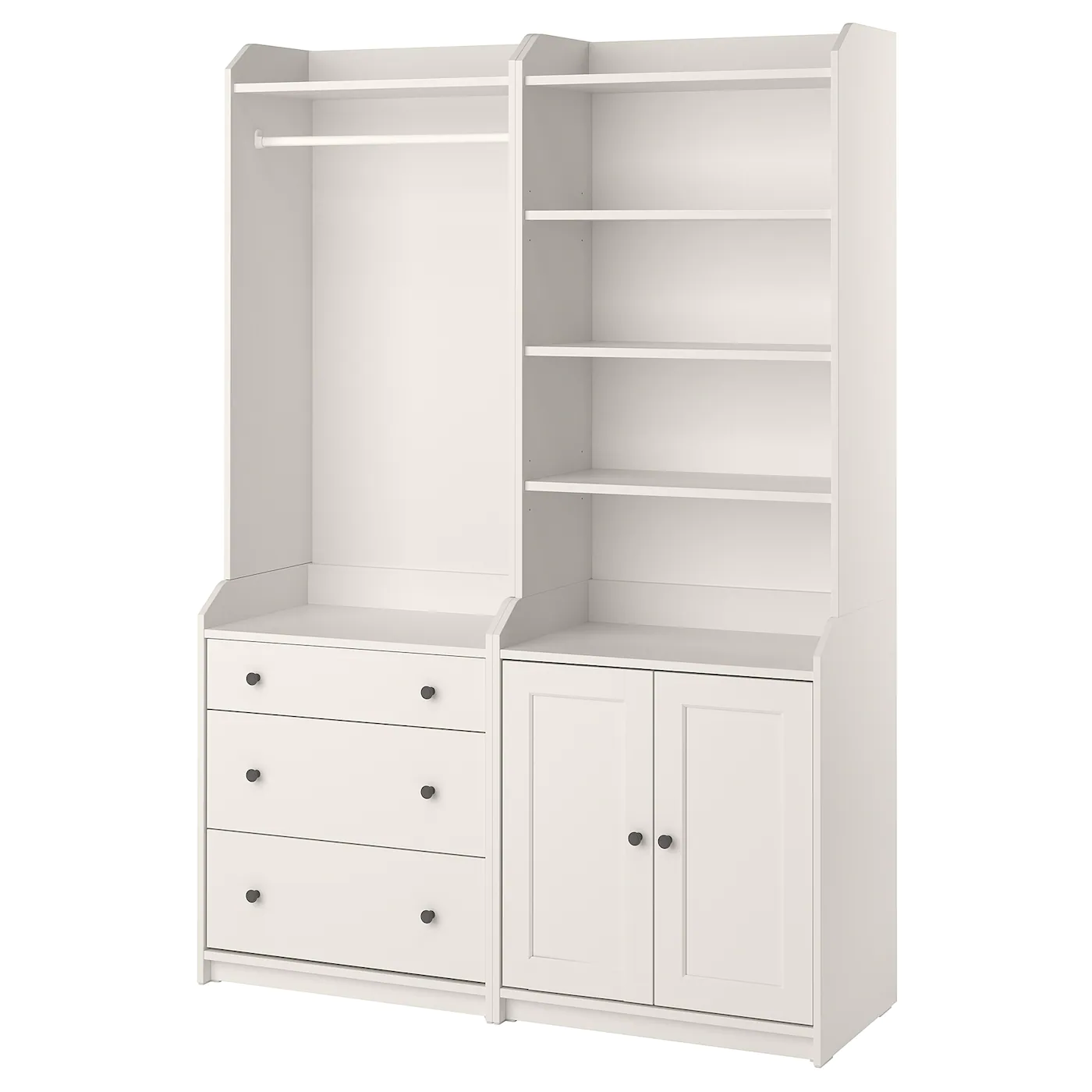 IKEA HAUGA Storage Combination White 54 3/4x18 1/8x78 3/8 "