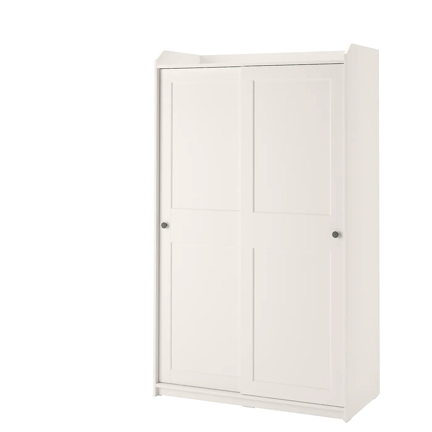 IKEA HAUGA Wardrobe With Sliding Doors White 46 1/2x21 5/8x78 3/8 "