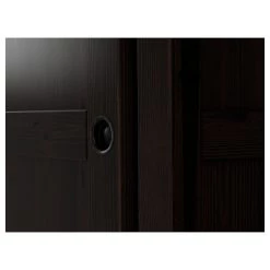 IKEA HEMNES Wardrobe With 2 Sliding Doors Blackbrown 47 1/4x77 1/2 " -Ikea Armoi outlet store hemnes wardrobe with 2 sliding doors black brown 0380237 pe555182 s5
