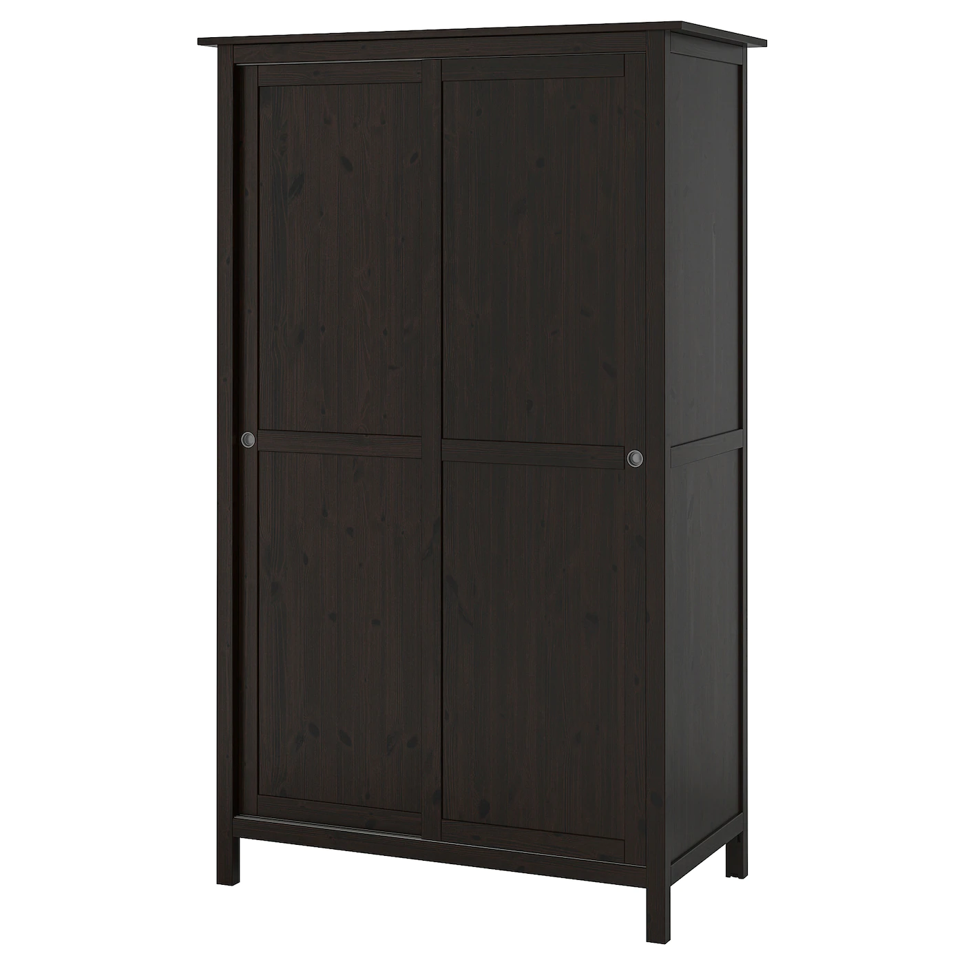 IKEA HEMNES Wardrobe With 2 Sliding Doors Blackbrown 47 1/4x77 1/2 "