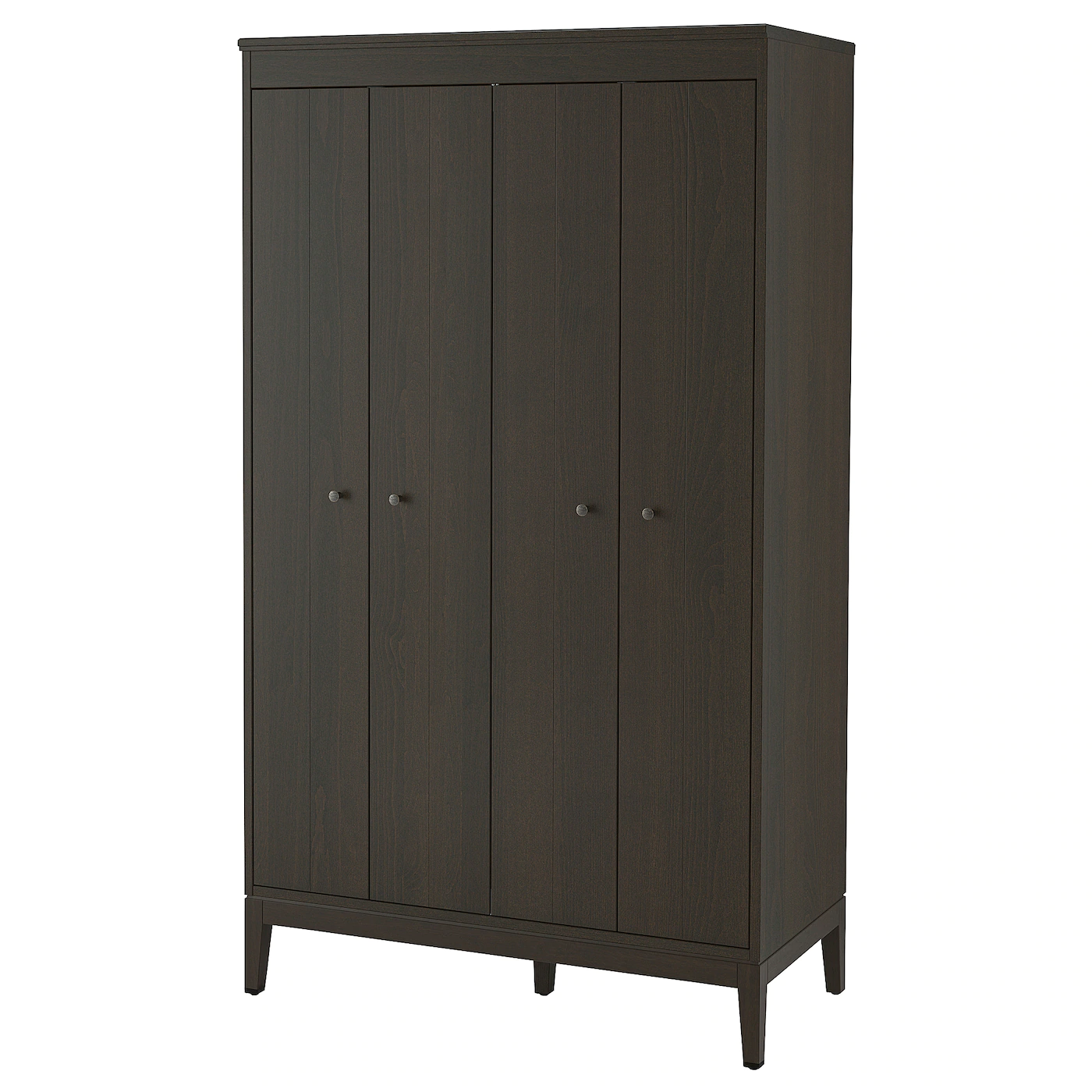IKEA IDANÄS Wardrobe Dark Brown Stained 47 5/8x83 1/8 "