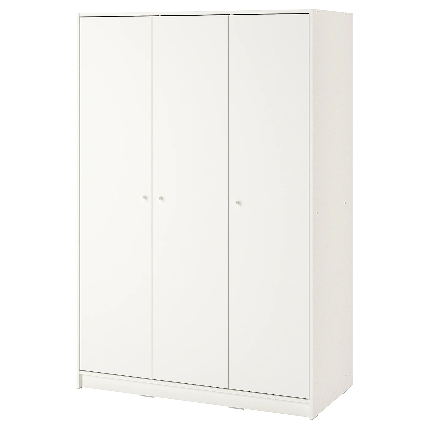 IKEA KLEPPSTAD Wardrobe With 3 Doors White 46 1/8x69 1/4 "