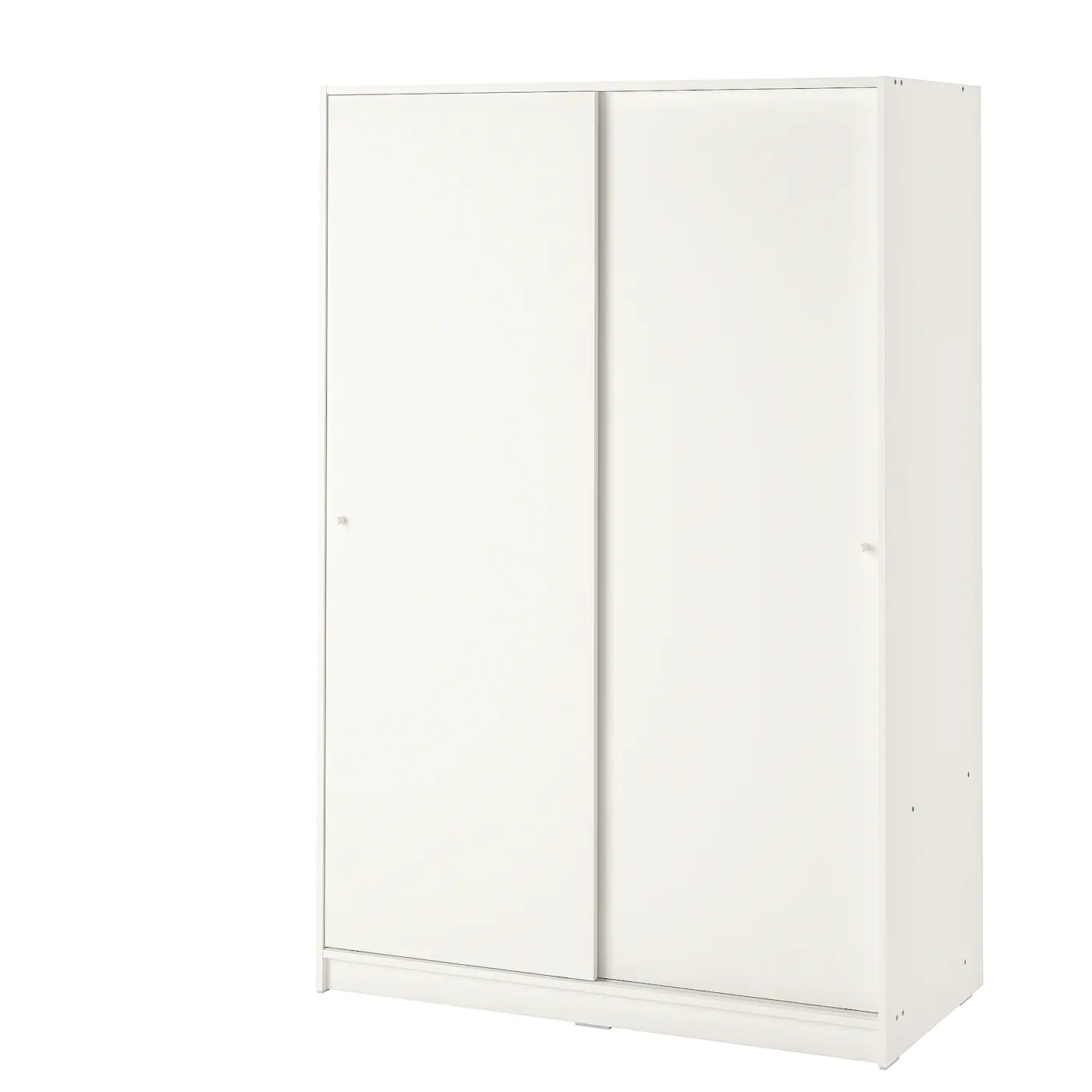 IKEA KLEPPSTAD Wardrobe With Sliding Doors White 46 1/8x69 1/4 "