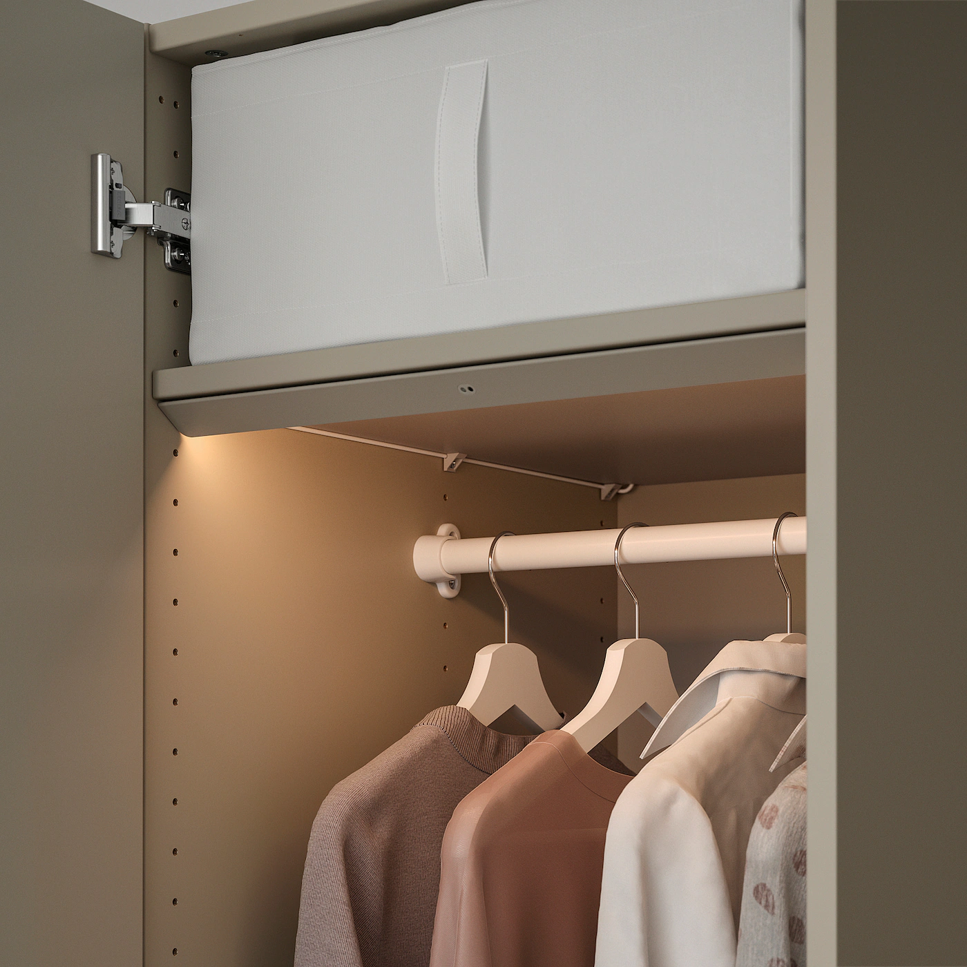 IKEA ÖVERSIDAN LED Wardrobe Lighting Strp W Sensor Dimmable Beige 18 " 5 IKEA ÖVERSIDAN LED Wardrobe Lighting Strp W Sensor Dimmable Beige 18 " - Image 3