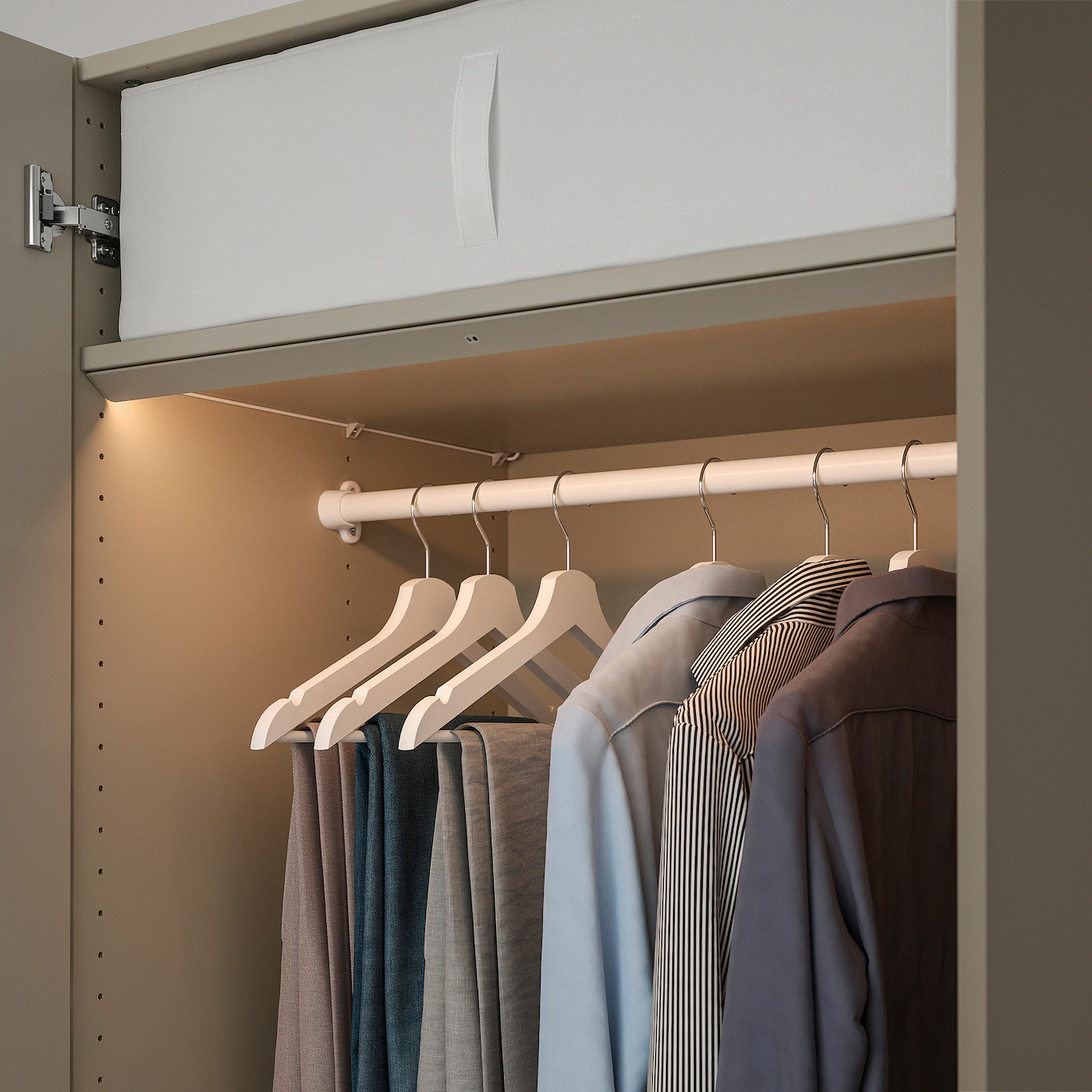 IKEA ÖVERSIDAN LED Wardrobe Lighting Strp W Sensor Dimmable Beige 28 " 7 IKEA ÖVERSIDAN LED Wardrobe Lighting Strp W Sensor Dimmable Beige 28 " - Image 5