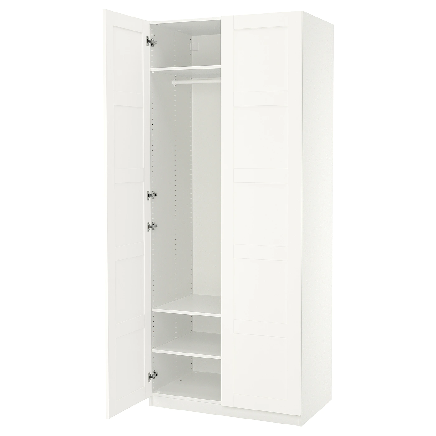 IKEA PAX / BERGSBO Wardrobe White 39 3/8x23 5/8x93 1/8 "