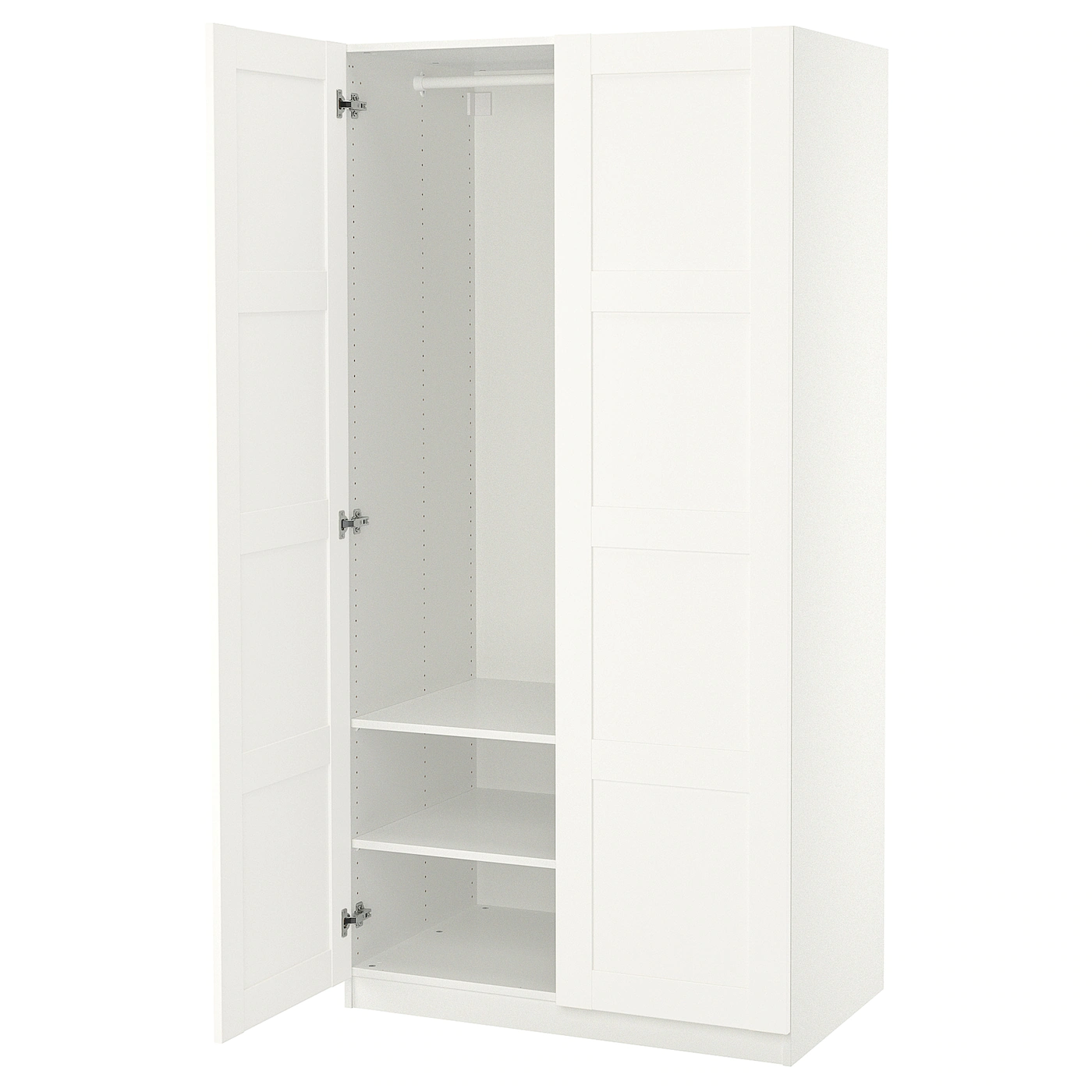 IKEA PAX / BERGSBO Wardrobe White 39 3/8x23 5/8x79 1/4 "