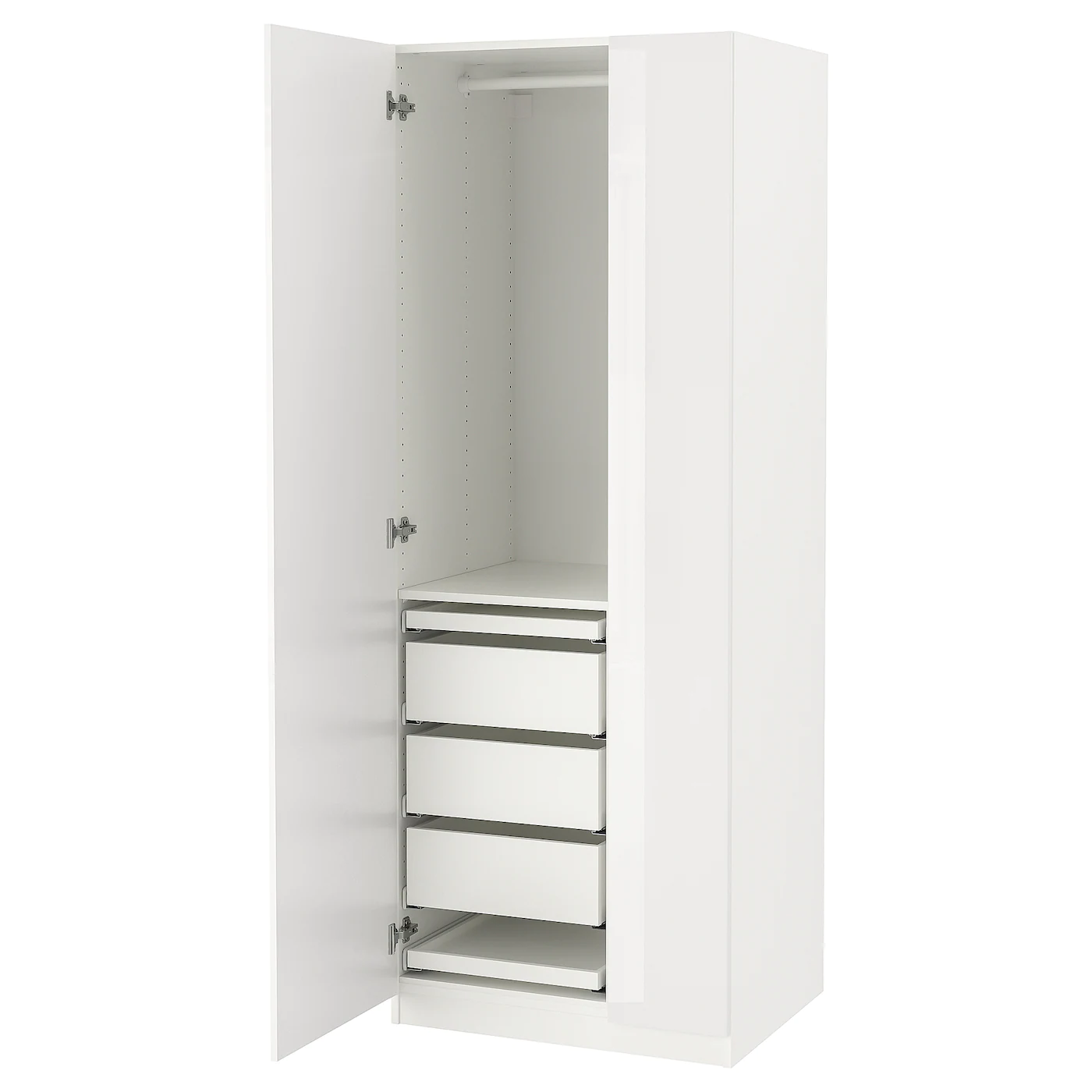 IKEA PAX / FARDAL Wardrobe Combination Highgloss/white 29 1/2x23 5/8x79 1/4 "