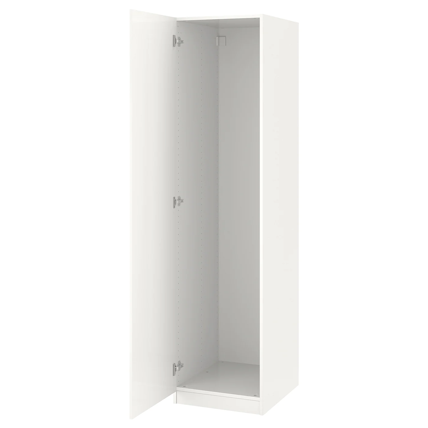 IKEA PAX / FARDAL Wardrobe With 1 Door White/highgloss/white 19 5/8x23 3/4x79 1/4 "