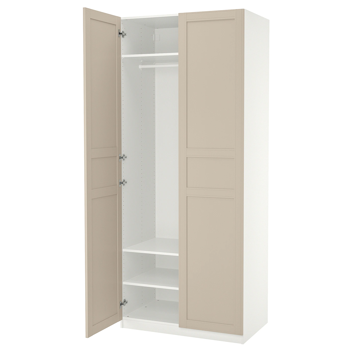 IKEA PAX / FLISBERGET Wardrobe Light Beige 39 3/8x23 5/8x93 1/8 " -Ikea Armoi outlet store pax flisberget wardrobe light beige 1153762 pe885823 s5