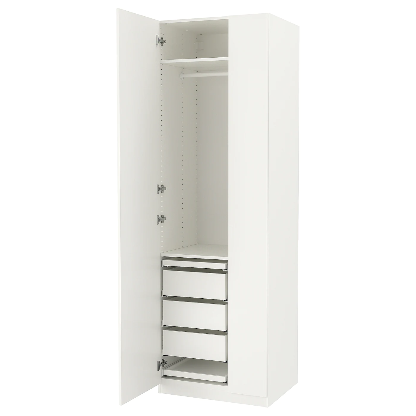 IKEA PAX / FORSAND Wardrobe Combination White 29 1/2x23 5/8x93 1/8 " -Ikea Armoi outlet store pax forsand wardrobe combination white 1085525 pe860132 s5