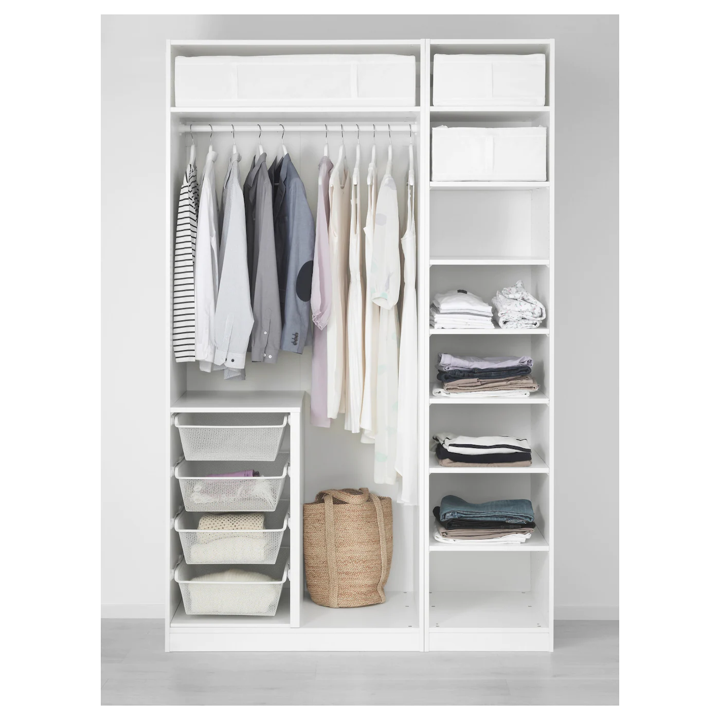 IKEA PAX / FORSAND Wardrobe White 59x23 5/8x93 1/8 " 5 IKEA PAX / FORSAND Wardrobe White 59x23 5/8x93 1/8 " - Image 3