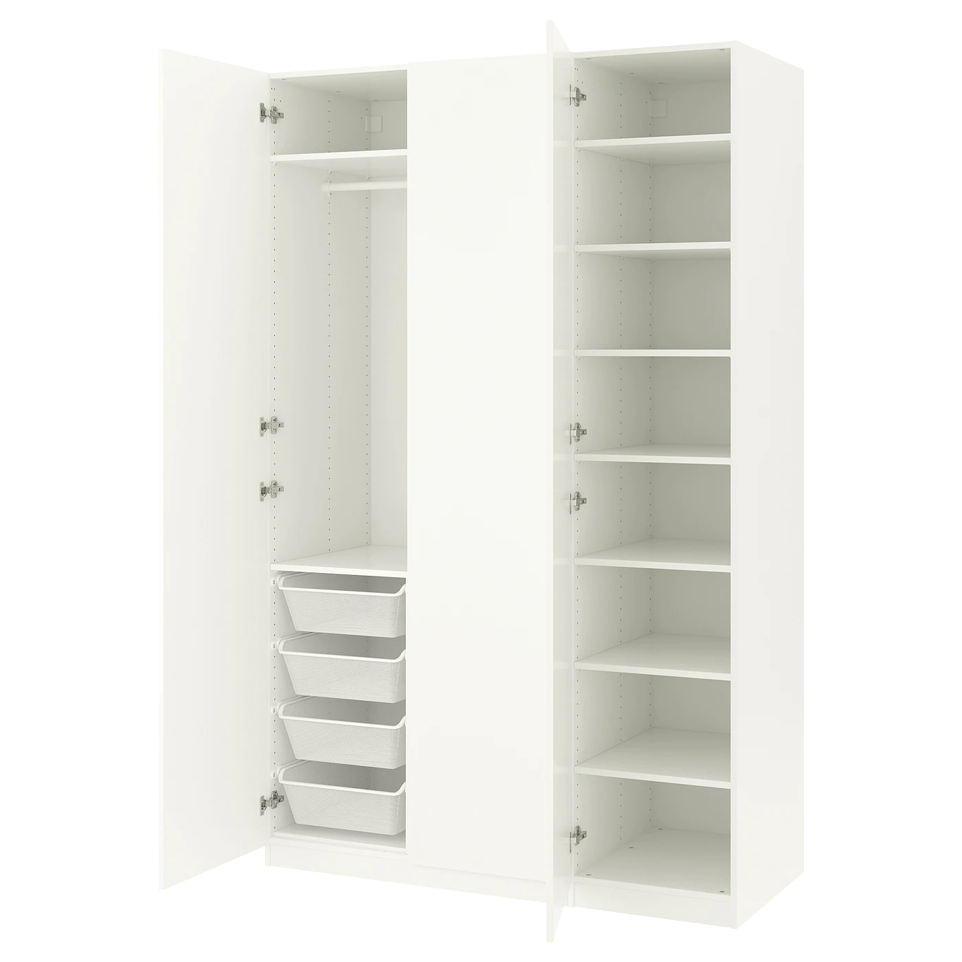 IKEA PAX / FORSAND Wardrobe White 59x23 5/8x93 1/8 " -Ikea Armoi outlet store pax forsand wardrobe white 0573407 pe667758 s5