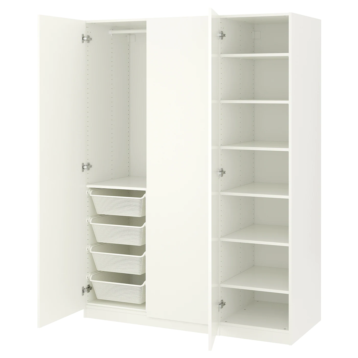 IKEA PAX / FORSAND Wardrobe White 59x23 5/8x79 1/4 " -Ikea Armoi outlet store pax forsand wardrobe white 0573416 pe667763 s5