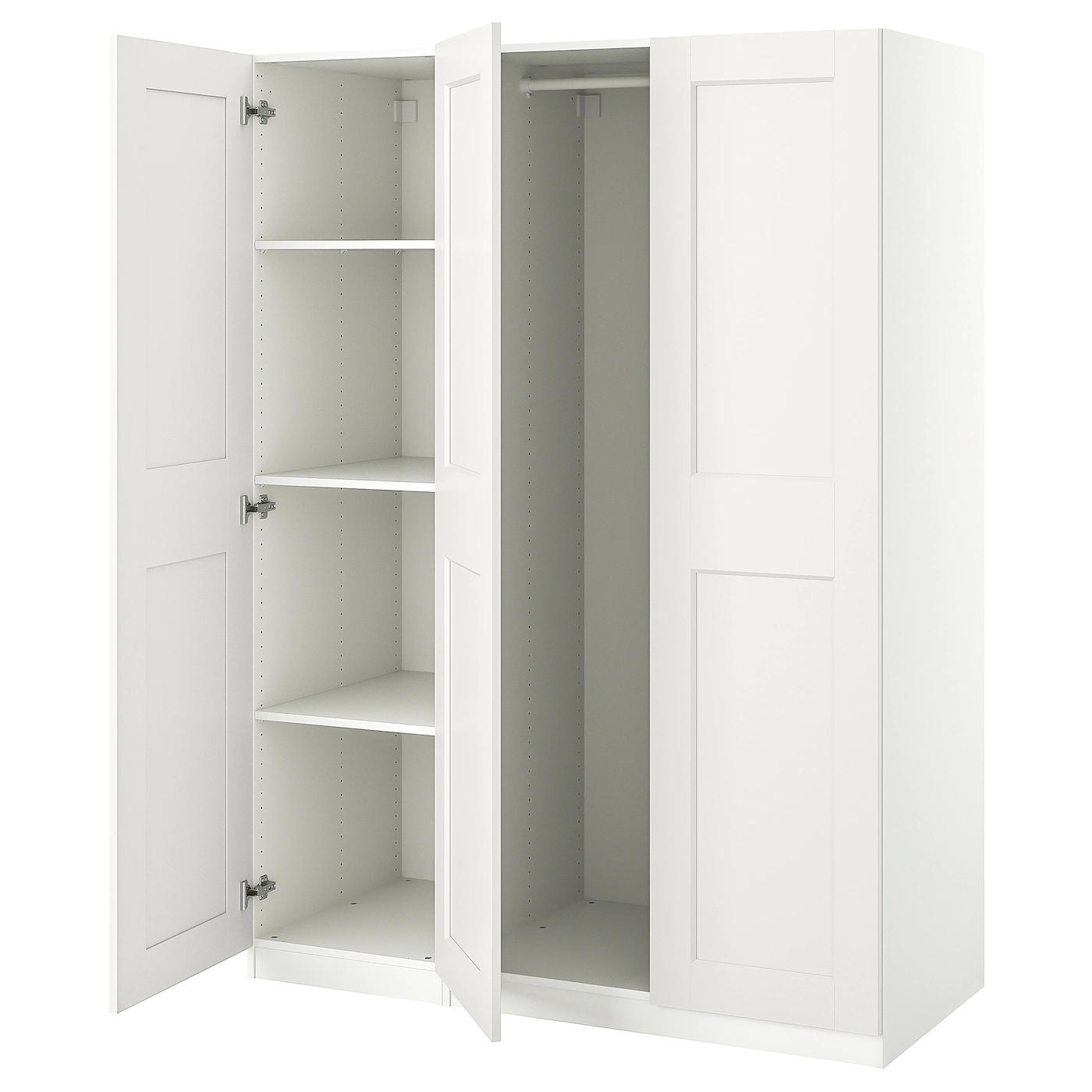 IKEA PAX / GRIMO Wardrobe Combination White 59x23 5/8x79 1/4 "