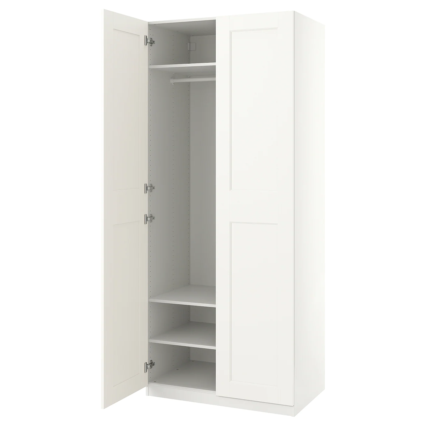 IKEA PAX / GRIMO Wardrobe White 39 3/8x23 5/8x93 1/8 "