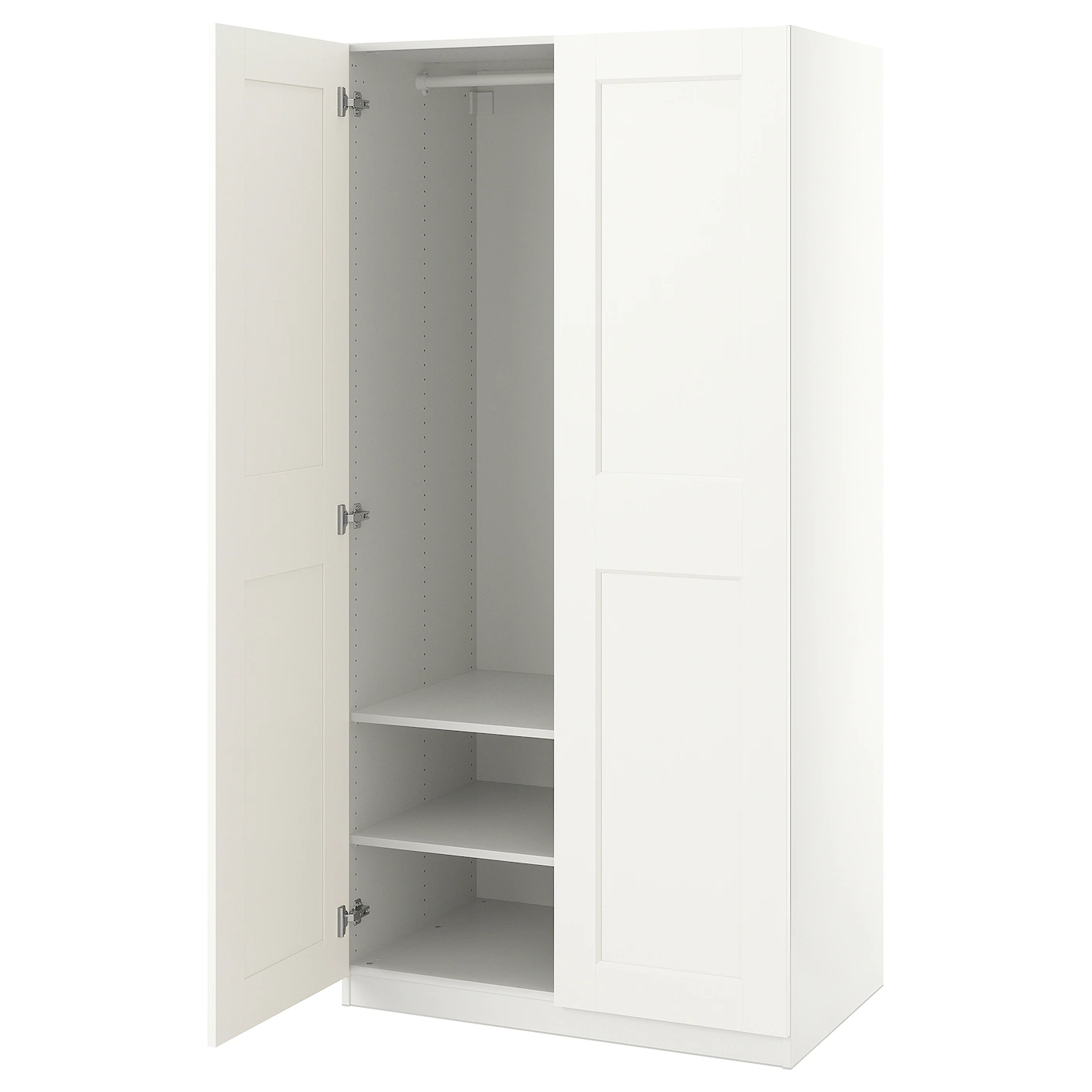 IKEA PAX / GRIMO Wardrobe White 39 3/8x23 5/8x79 1/4 " -Ikea Armoi outlet store pax grimo wardrobe white 1154696 pe886254 s5
