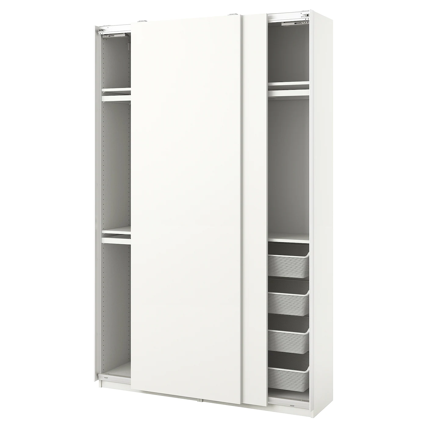 IKEA PAX / HASVIK Wardrobe Combination White 59x17 3/8x93 1/8 " -Ikea Armoi outlet store pax hasvik wardrobe combination white 0829863 pe776775 s5
