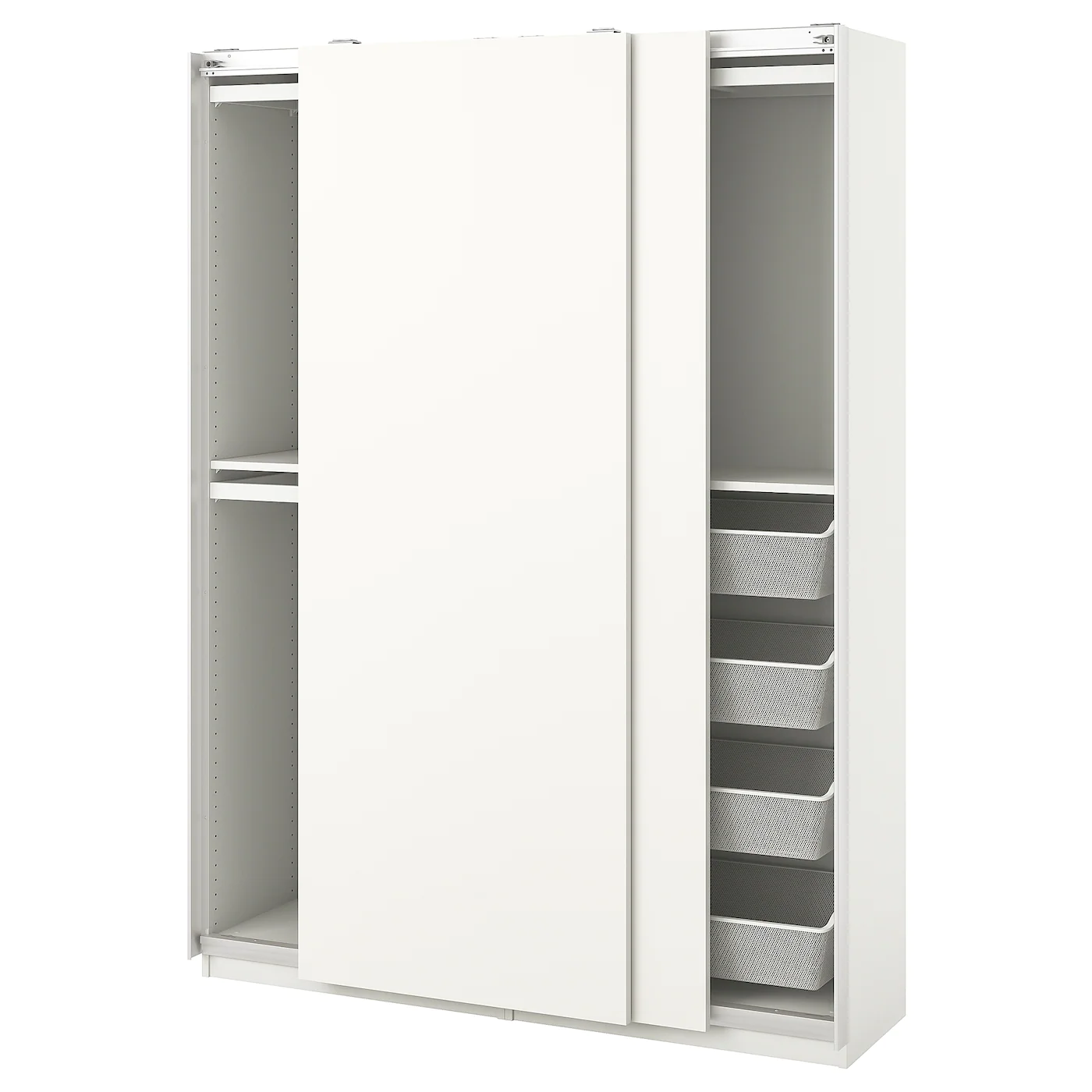 IKEA PAX / HASVIK Wardrobe Combination White 59x17 3/8x79 1/4 "