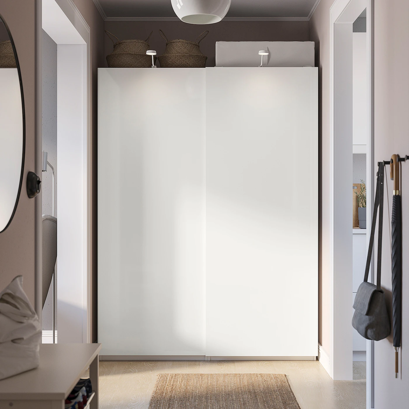 IKEA PAX / HASVIK Wardrobe White 59x26x79 1/4 " 5 IKEA PAX / HASVIK Wardrobe White 59x26x79 1/4 " - Image 3