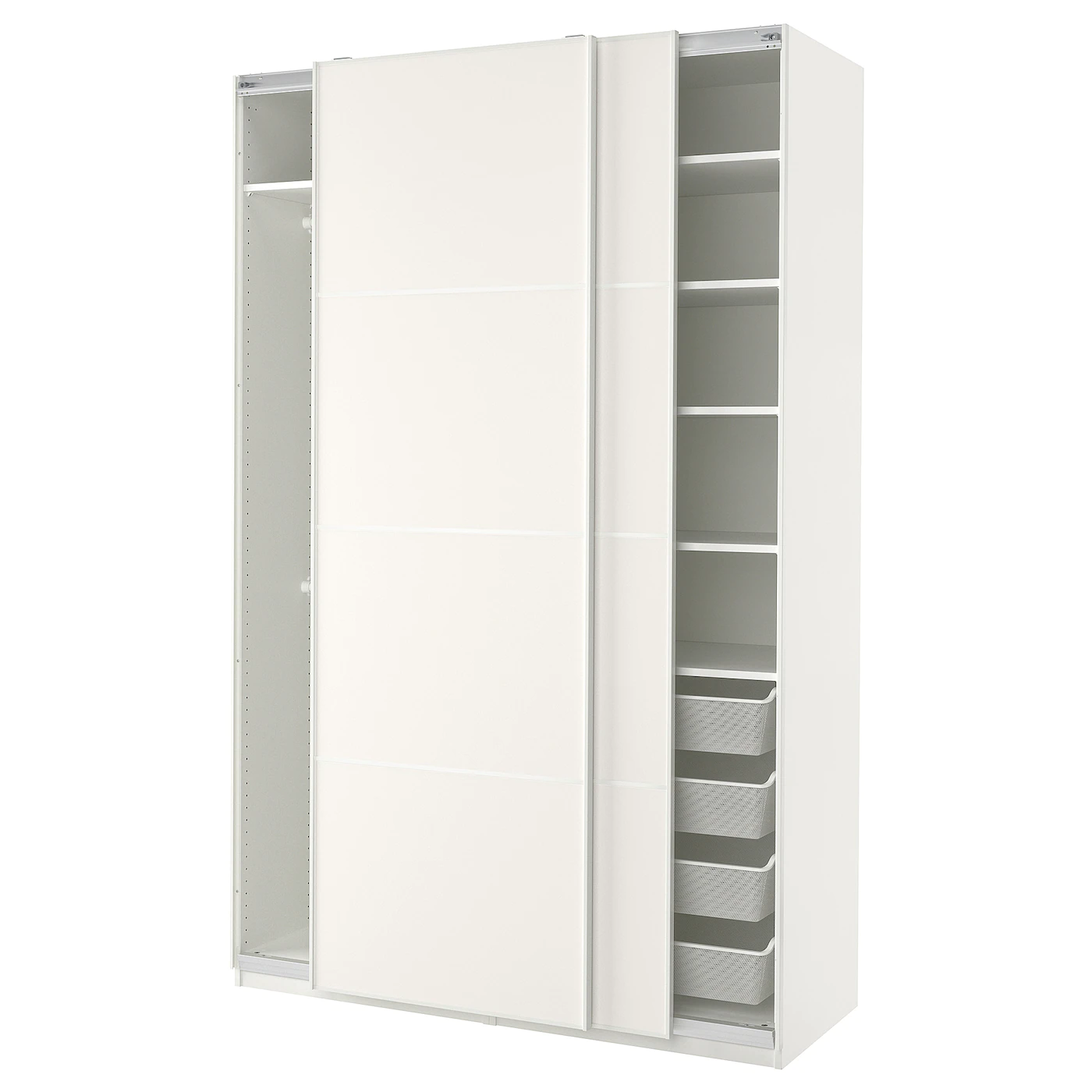 IKEA PAX / MEHAMN Wardrobe Combination White 59x26x93 1/8 "