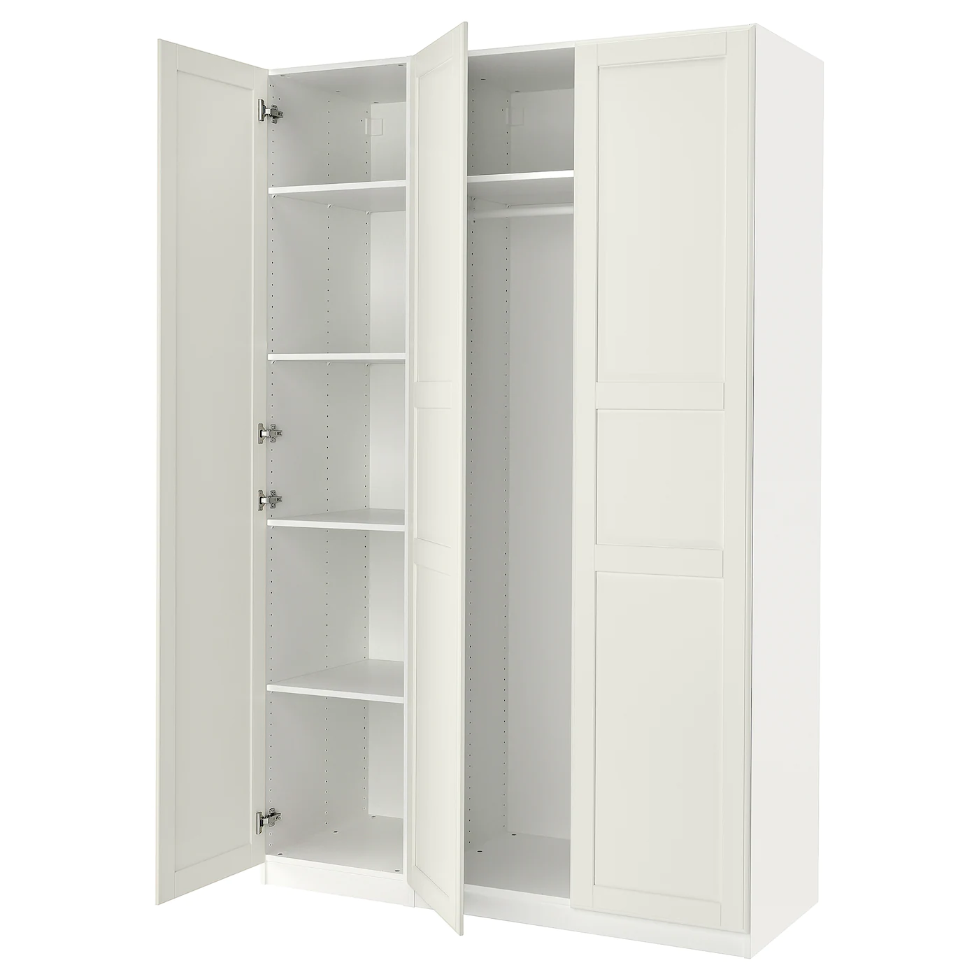 IKEA PAX / TYSSEDAL Wardrobe Combination White/mirror Glass 59x23 5/8x93 1/8 " -Ikea Armoi outlet store pax tyssedal wardrobe combination white mirror glass 1080731 pe858171 s5