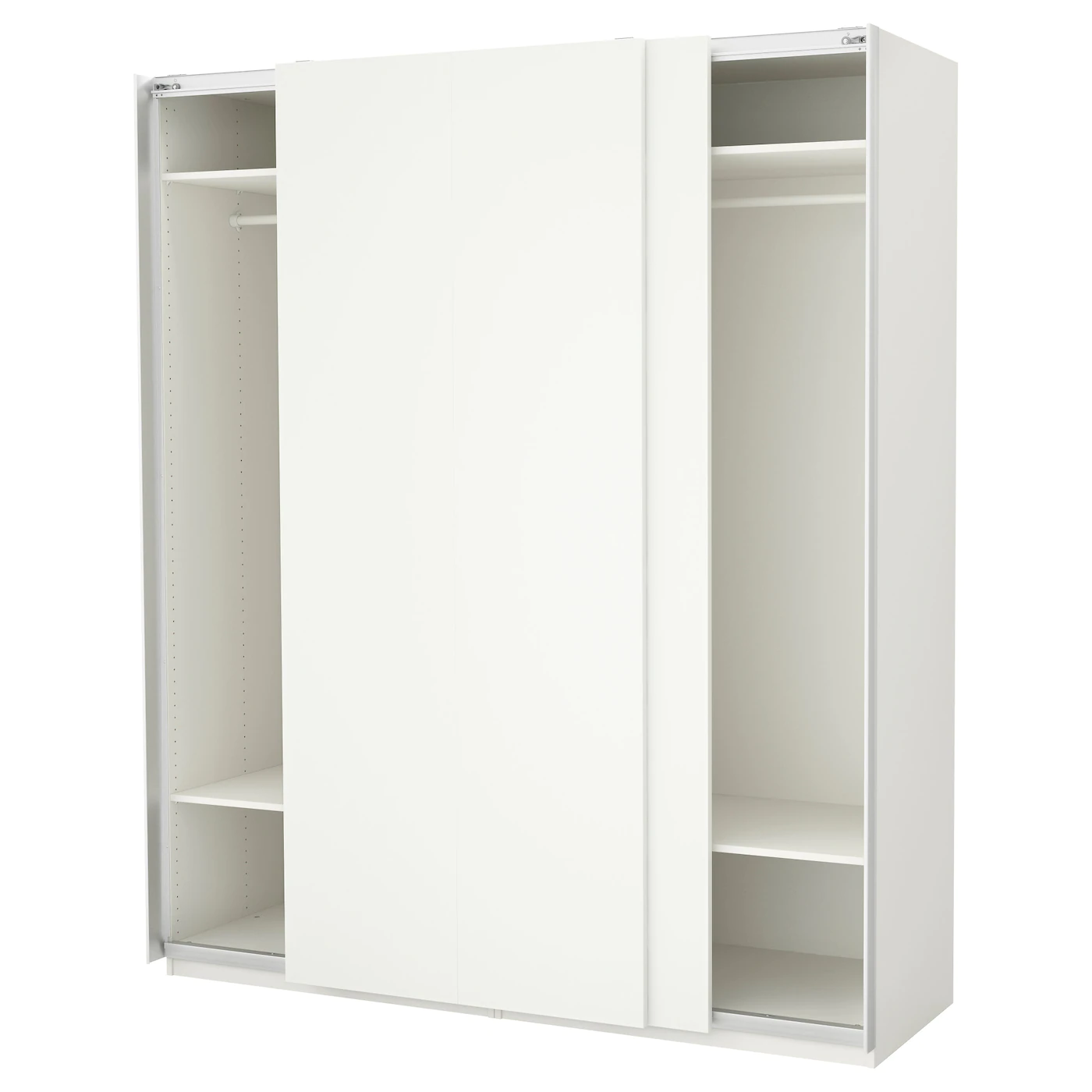 IKEA PAX Wardrobe White/Hasvik White 78 3/4x26x93 1/8 "