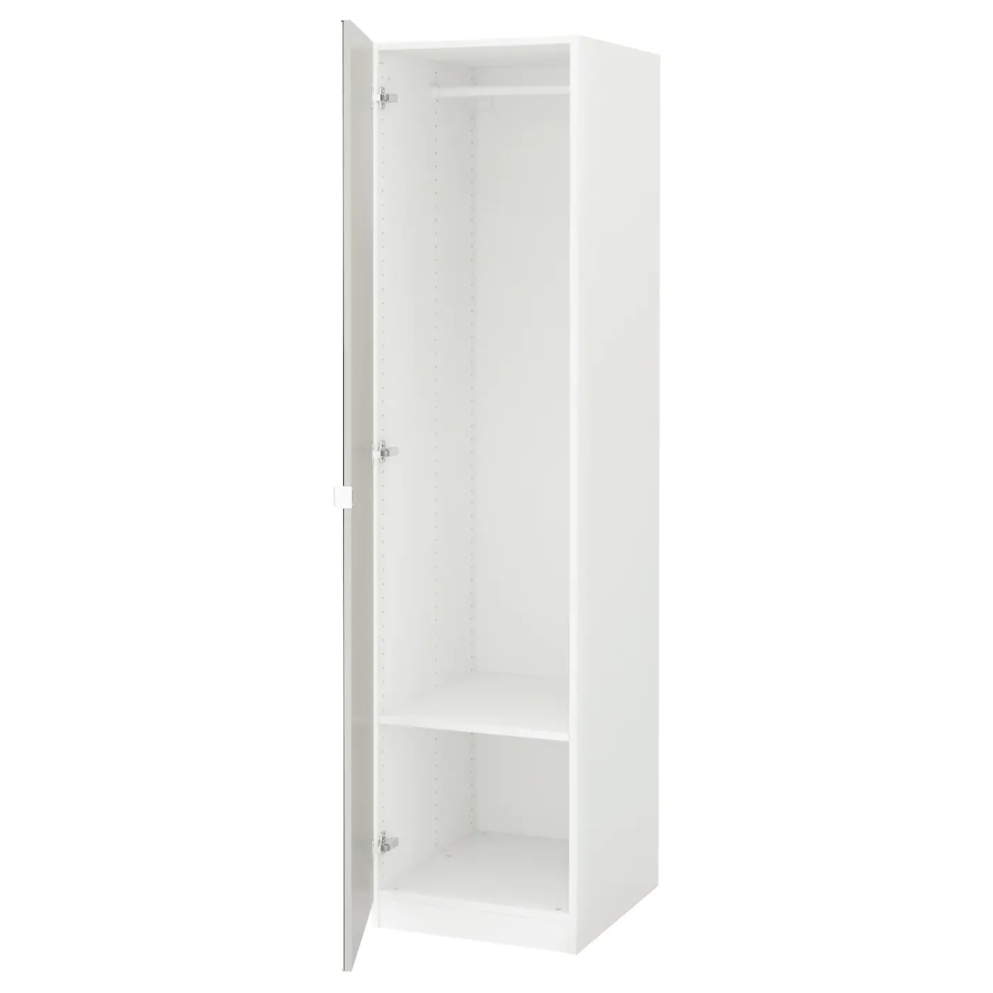 IKEA PAX Wardrobe White/Vikedal Mirror Glass 19 5/8x23 5/8x79 1/4 "