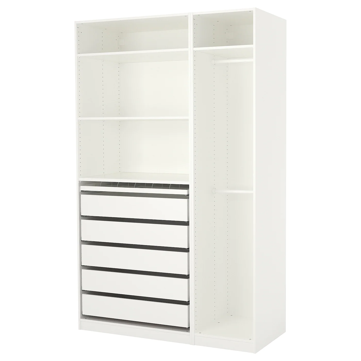 IKEA PAX Wardrobe White 59x22 7/8x93 1/8 "