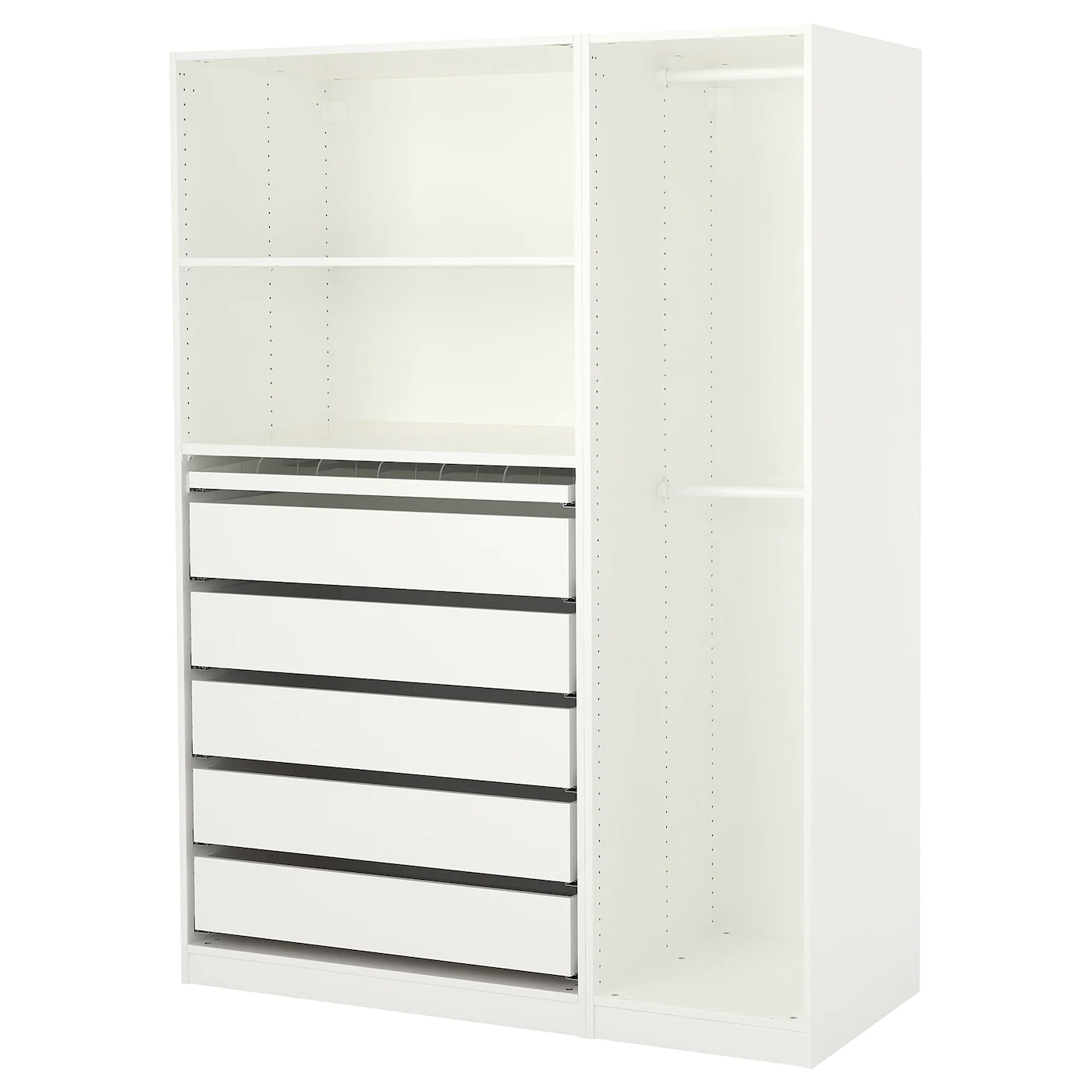 IKEA PAX Wardrobe White 59x22 7/8x79 1/4 "