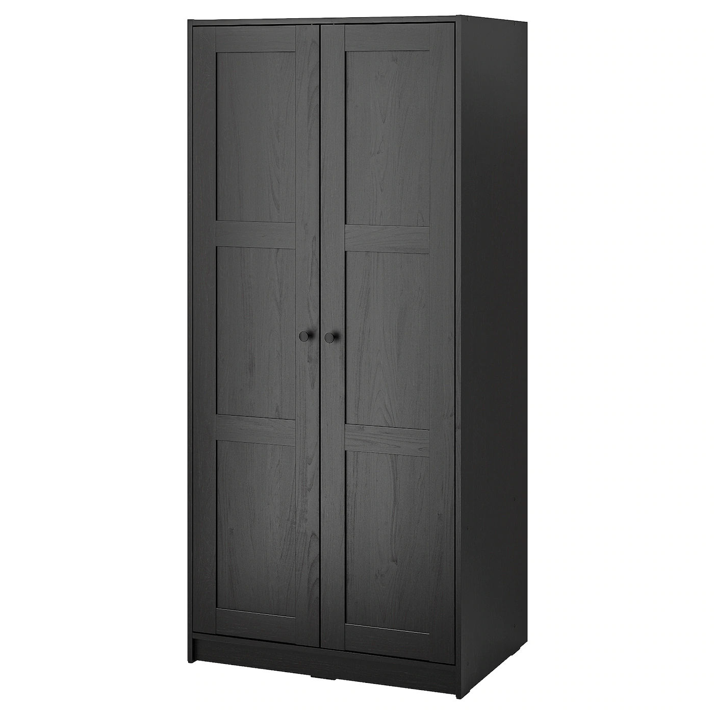 IKEA RAKKESTAD Wardrobe With 2 Doors Blackbrown 31 1/8x69 1/4 "