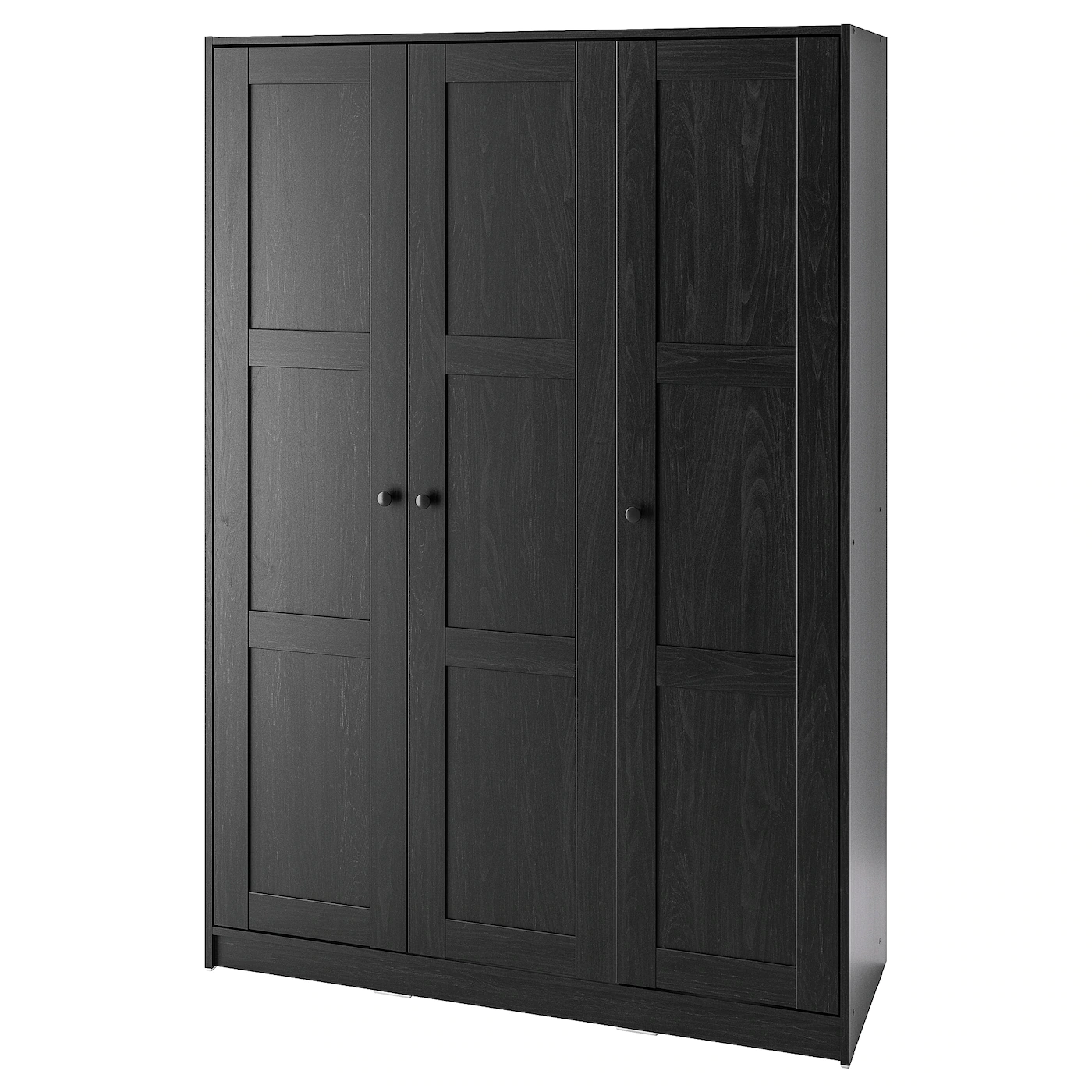 IKEA RAKKESTAD Wardrobe With 3 Doors Blackbrown 46 1/8x69 1/4 "