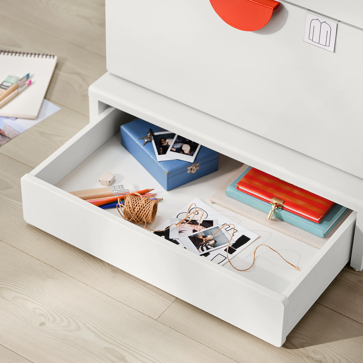 IKEA SMÅSTAD / UPPFÖRA Wardrobe White White/with 3 Drawers 23 5/8x24 3/4x77 1/8 " 12 IKEA SMÅSTAD / UPPFÖRA Wardrobe White White/with 3 Drawers 23 5/8x24 3/4x77 1/8 " - Image 10