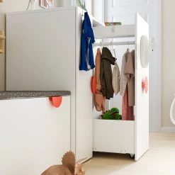 IKEA SMÅSTAD Wardrobe With Pullout Unit White 31 ½x22 ½x42 ½ " 17 IKEA SMÅSTAD Wardrobe With Pullout Unit White 31 ½x22 ½x42 ½ " -Ikea Armoi outlet store smastad wardrobe with pull out unit white 1020668 pe831948 s5