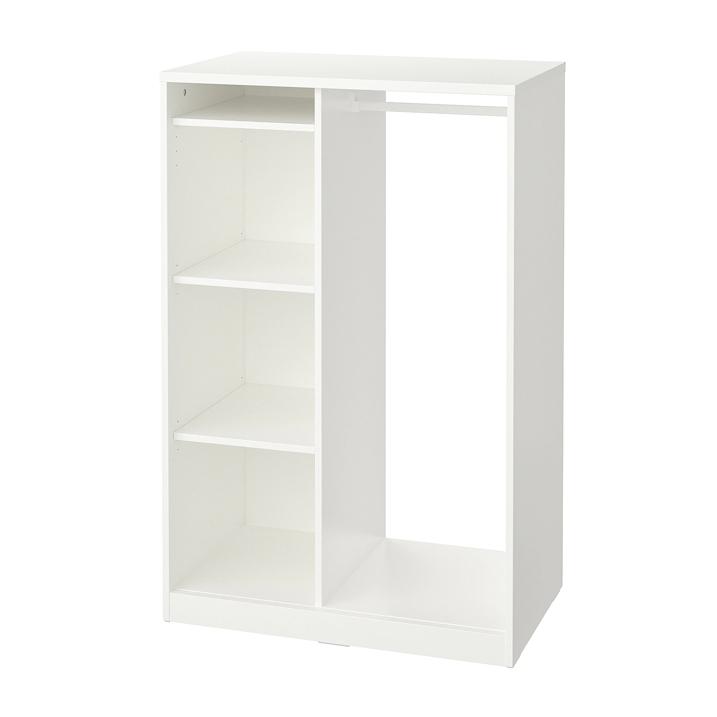 IKEA SYVDE Open Wardrobe White 31 5/8x48 1/2 "
